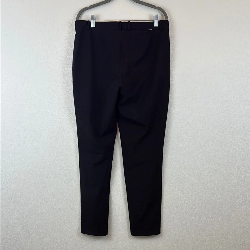 Hugo Boss Tiluna Wool Cropped Sleek Black Trousers Size 6 - Picture 7 of 15